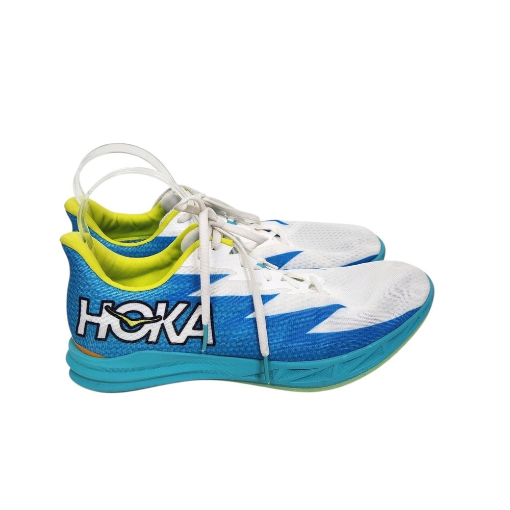 HOKA ONE ONE Crescendo MD Shoes Mens 11 Blue White Middle Distance Track Spikes